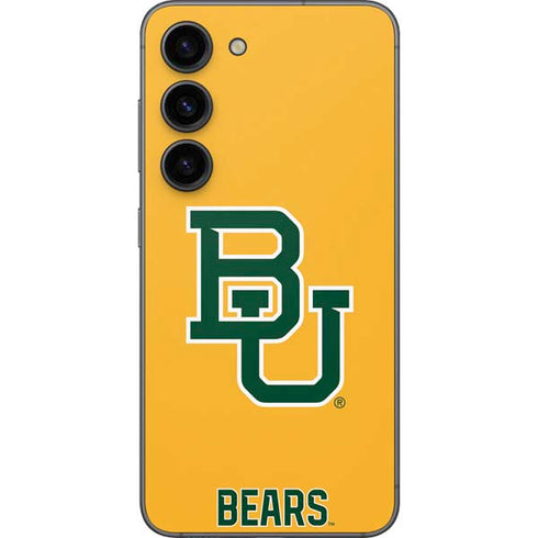 Baylor University BU Yellow Galaxy S23 Skin