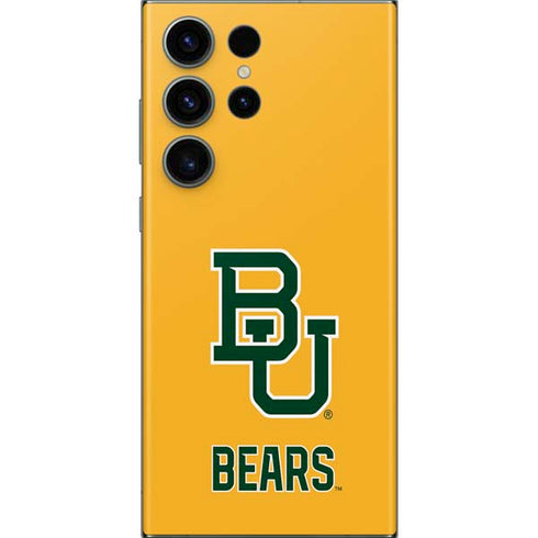 Baylor University BU Yellow Galaxy S23 Ultra Skin