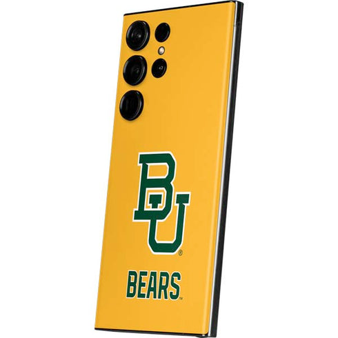 Baylor University BU Yellow Galaxy S23 Ultra Skin