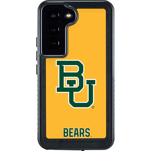 Baylor University BU Yellow Galaxy S23 Waterproof Case