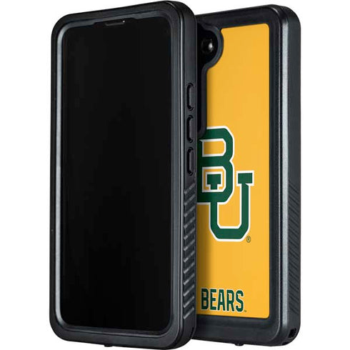Baylor University BU Yellow Galaxy S23 Waterproof Case