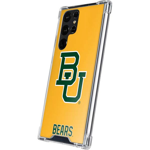Baylor University BU Yellow Galaxy S24 Ultra Clear Case