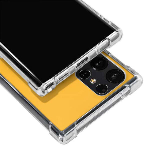 Baylor University BU Yellow Galaxy S24 Ultra Clear Case