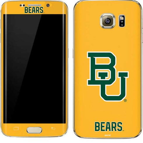 Baylor University BU Yellow Galaxy S7 Edge Skin