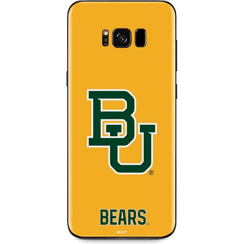 Baylor University BU Yellow Galaxy S8 Plus Skin