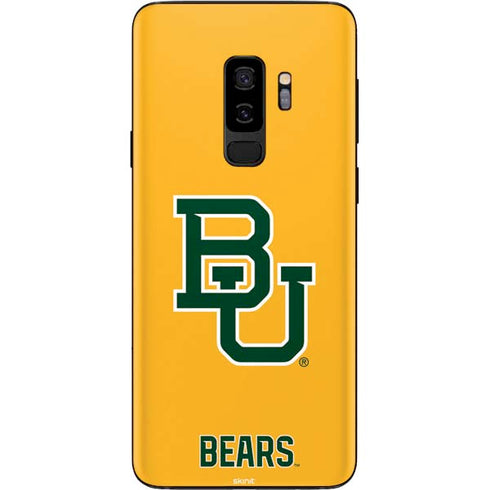 Baylor University BU Yellow Galaxy S9 Plus Skin