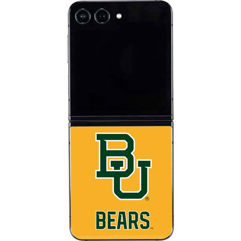Baylor University BU Yellow Galaxy Z Flip5 5G Skin