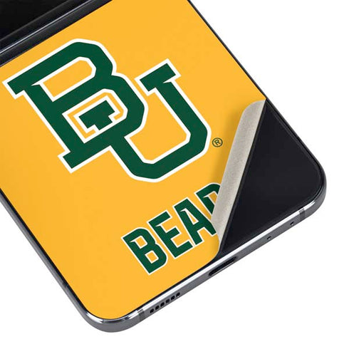 Baylor University BU Yellow Galaxy Z Flip5 5G Skin