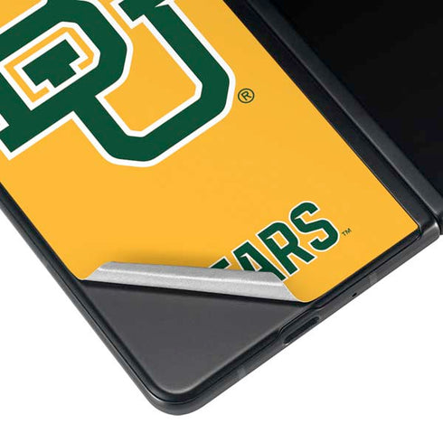 Baylor University BU Yellow Galaxy Z Fold3 5G Skin
