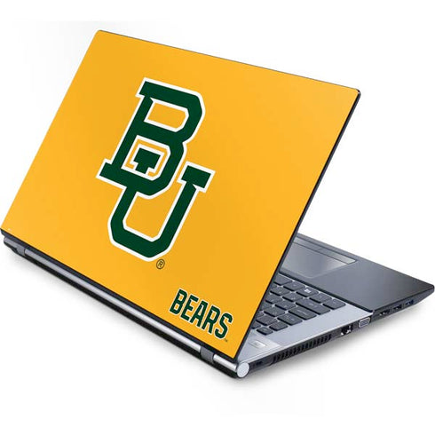 Baylor University BU Yellow Generic Laptop Skin
