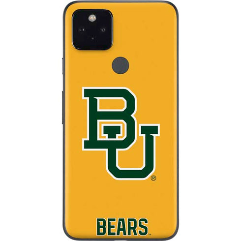 Baylor University BU Yellow Google Pixel 4a 5G Skin