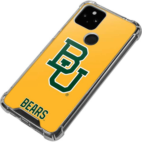 Baylor University BU Yellow Google Pixel 5a 5G Clear Case