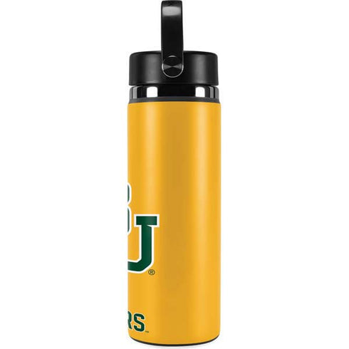 Baylor University BU Yellow Hydro Flask 20oz Wide Mouth Skin