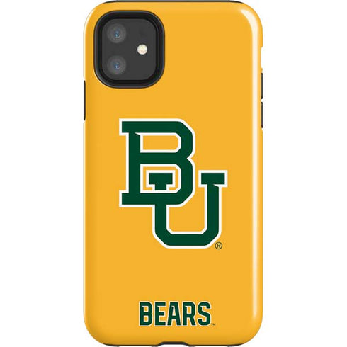 Baylor University BU Yellow iPhone 11 Impact Case