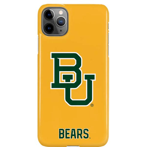 Baylor University BU Yellow iPhone 11 Pro Max Lite Case