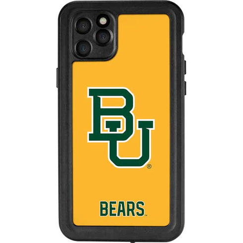 Baylor University BU Yellow iPhone 11 Pro Max Waterproof Case
