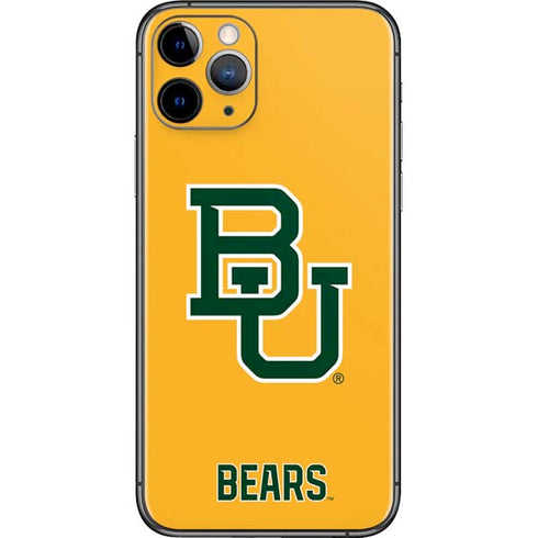 Baylor University BU Yellow iPhone 11 Pro Skin