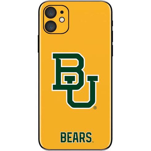 Baylor University BU Yellow iPhone 11 Skin