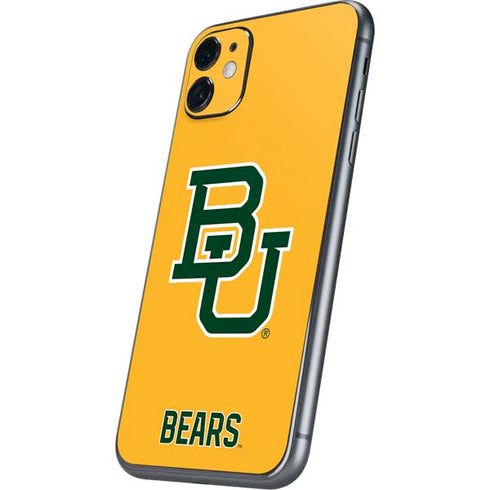 Baylor University BU Yellow iPhone 11 Skin