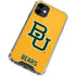 Baylor University BU Yellow iPhone 12 Clear Case