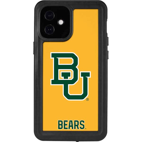 Baylor University BU Yellow iPhone 12 Mini Waterproof Case