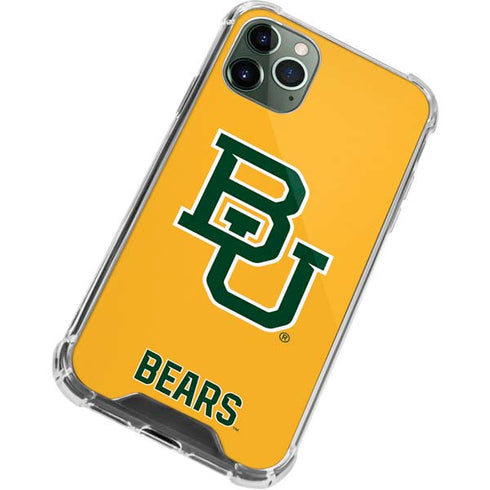 Baylor University BU Yellow iPhone 12 Pro Clear Case