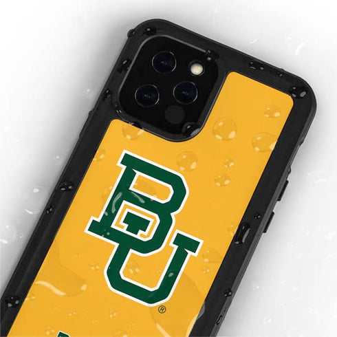 Baylor University BU Yellow iPhone 12 Pro Max Waterproof Case