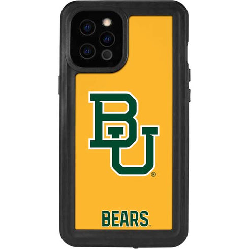 Baylor University BU Yellow iPhone 12 Pro Max Waterproof Case