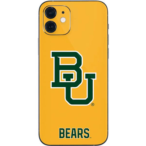 Baylor University BU Yellow iPhone 12 Skin