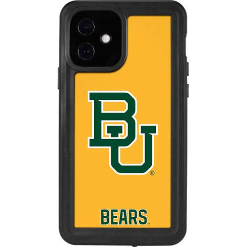 Baylor University BU Yellow iPhone 12 Waterproof Case