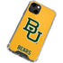 Baylor University BU Yellow iPhone 13 Clear Case