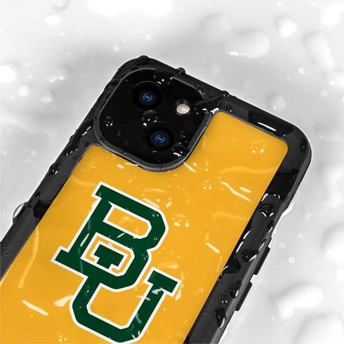 Baylor University BU Yellow iPhone 13 Mini Waterproof Case