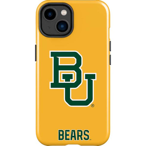 Baylor University BU Yellow iPhone 15 Plus Impact Case