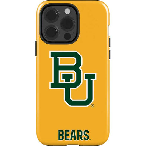 Baylor University BU Yellow iPhone 15 Pro Impact Case
