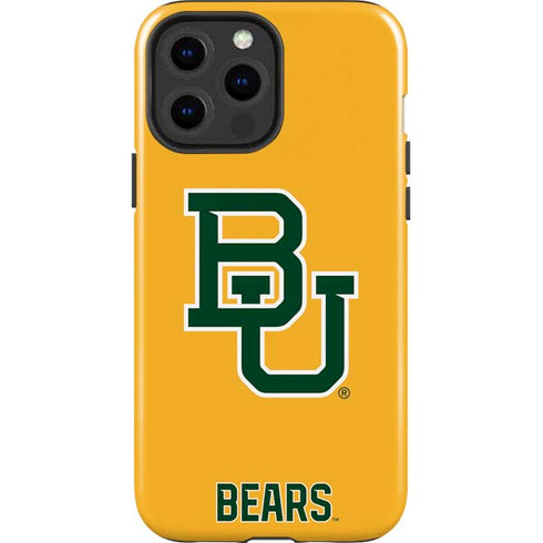 Baylor University BU Yellow iPhone 15 Pro Max Impact Case