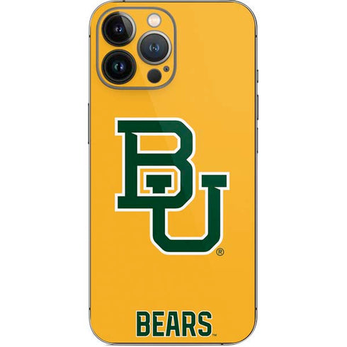 Baylor University BU Yellow iPhone 14 Pro Max Skin