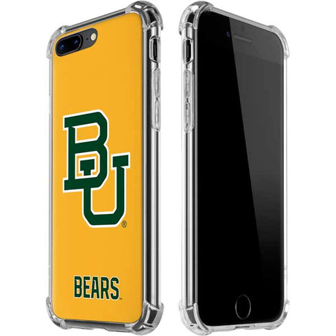 Baylor University BU Yellow iPhone 7/8 Plus Clear Case