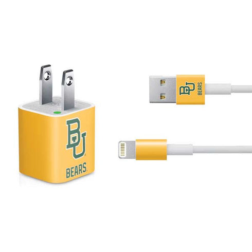 Baylor University BU Yellow iPhone Charger (5W USB) Skin