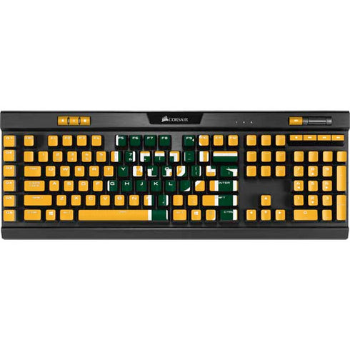 Baylor University BU Yellow K95 RGB PLATINUM Mechanical Gaming Keyboard Skin