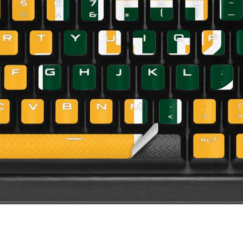 Baylor University BU Yellow K95 RGB PLATINUM Mechanical Gaming Keyboard Skin