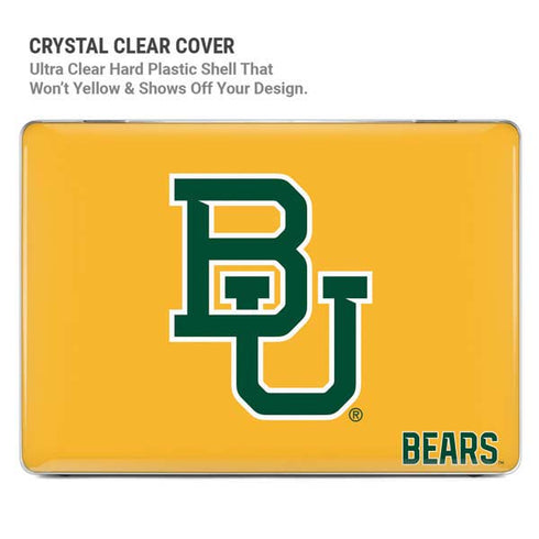 Baylor University BU Yellow MacBook Pro 15in (2016-19) Case plus Skin