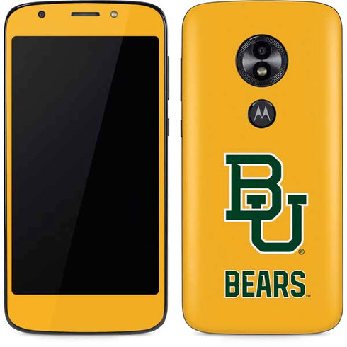 Baylor University BU Yellow Moto E5 Play Skin