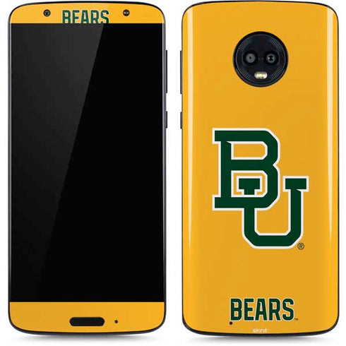 Baylor University BU Yellow Moto G6 Skin