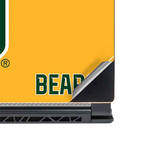 Baylor University BU Yellow MSI GS65 Stealth Laptop Skin