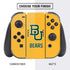 Baylor University BU Yellow Nintendo Switch Bundle Skin