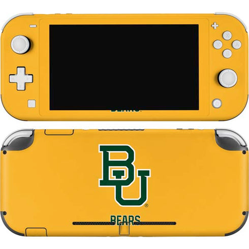 Baylor University BU Yellow Nintendo Switch Lite Skin