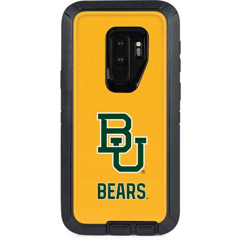 Baylor University BU Yellow Otterbox Defender Galaxy Skin