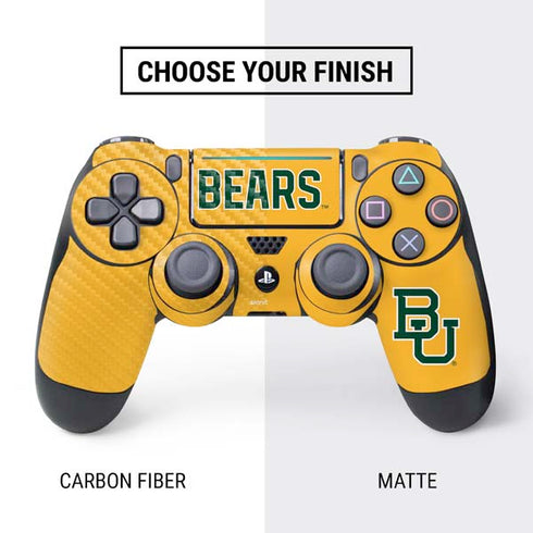 Baylor University BU Yellow PS4 Slim Bundle Skin