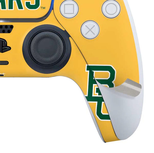 Baylor University BU Yellow PS5 Controller Skin