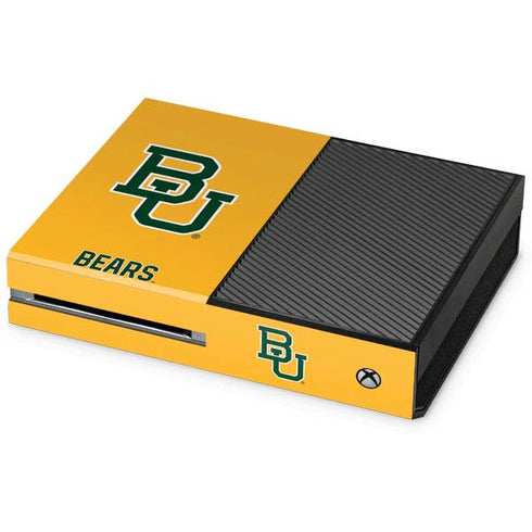Baylor University BU Yellow Xbox One Console Skin